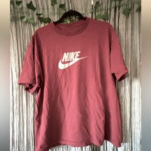 Burgundy Nike shirt